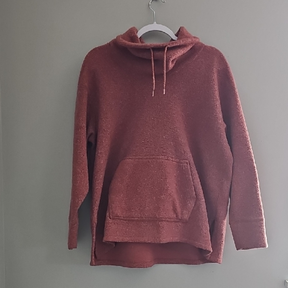 Nike Womens Funnel Neck Sweatshirt. Sz Small, Oversized! Gold Detail!!!